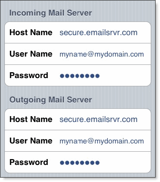 iPhone Email Setup